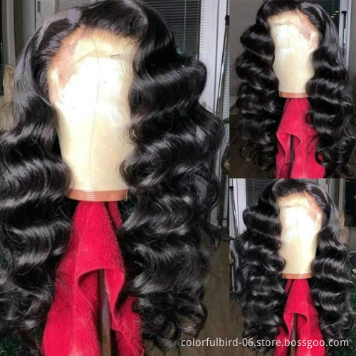 6x6 Lace closure Wig Pre Plucked Loose Wave Lace Frontal Human Hair Wigs 6x6 Lace Closure Wig For Black Women